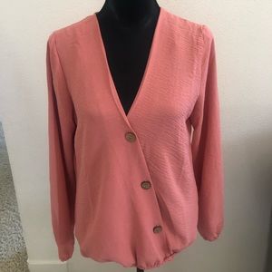 Women’s long sleeve blouse.